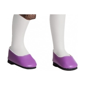 Туфли фиолетовые для кукол 32 см