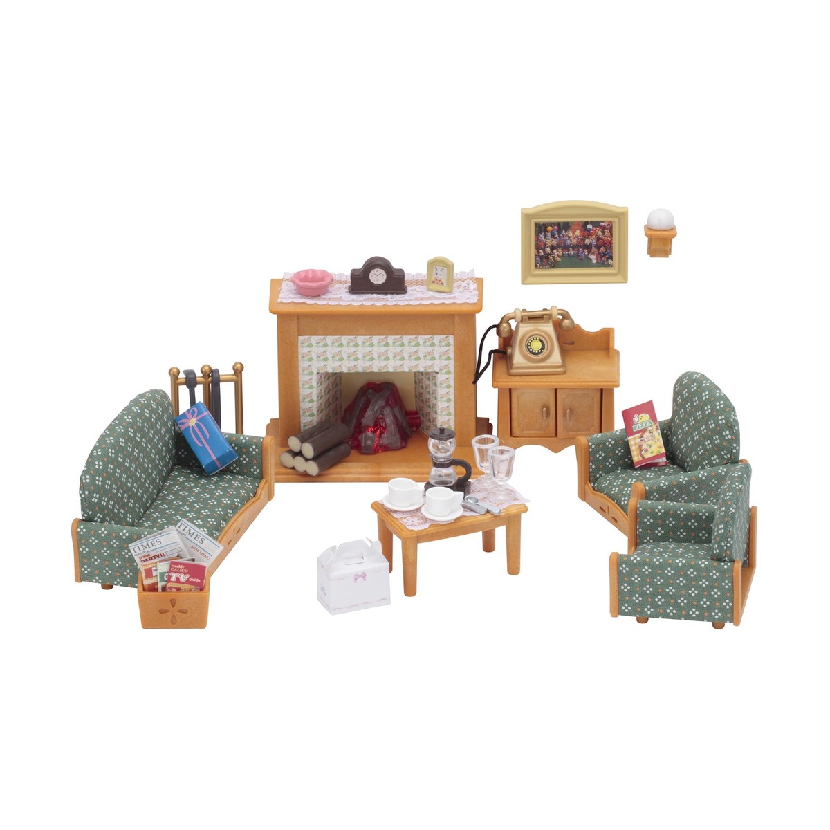 Набор sylvanian families мягкая мебель для гостиной